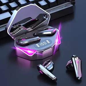 In-ear Design Wireless Earphone, Noise Cancelling Gaming Headset with LED Power Display Charging Case, Sports Headset for Sports Running Call Music