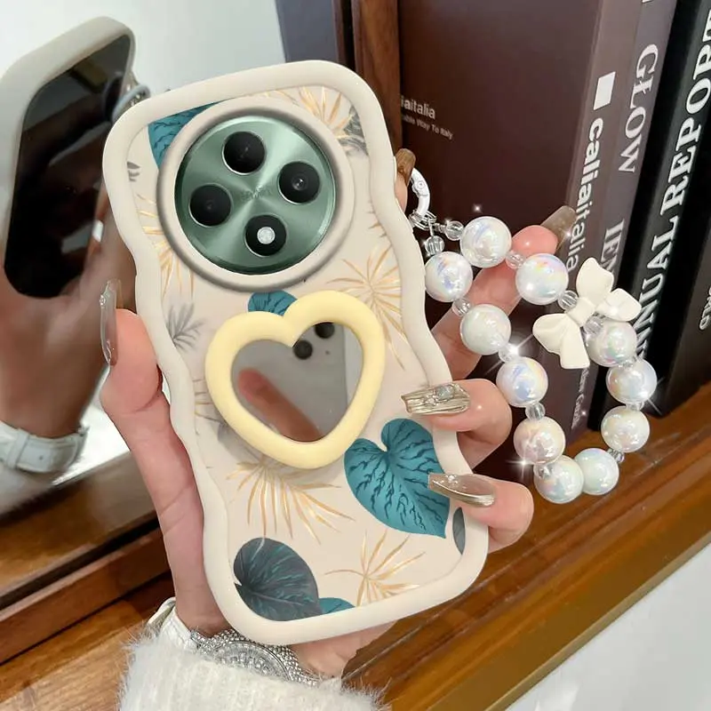 3pcs(Golden leaves phone Case+Lanyard+Stand) For OPPO F27/F31 Pro/F19Pro+/F21Pro/F25Pro/F27 Pro/F29Pro/A40m/A40/A53/A54/A78/A79/A77/A77/A93/A94/A2x/A60/A57e/A58/A58X/A56 Cover For Reno11/Reno10 Pro/Reno 11F/Reno12Pro/Reno12F/Reno13F/Reno 14F/Reno15F Cover