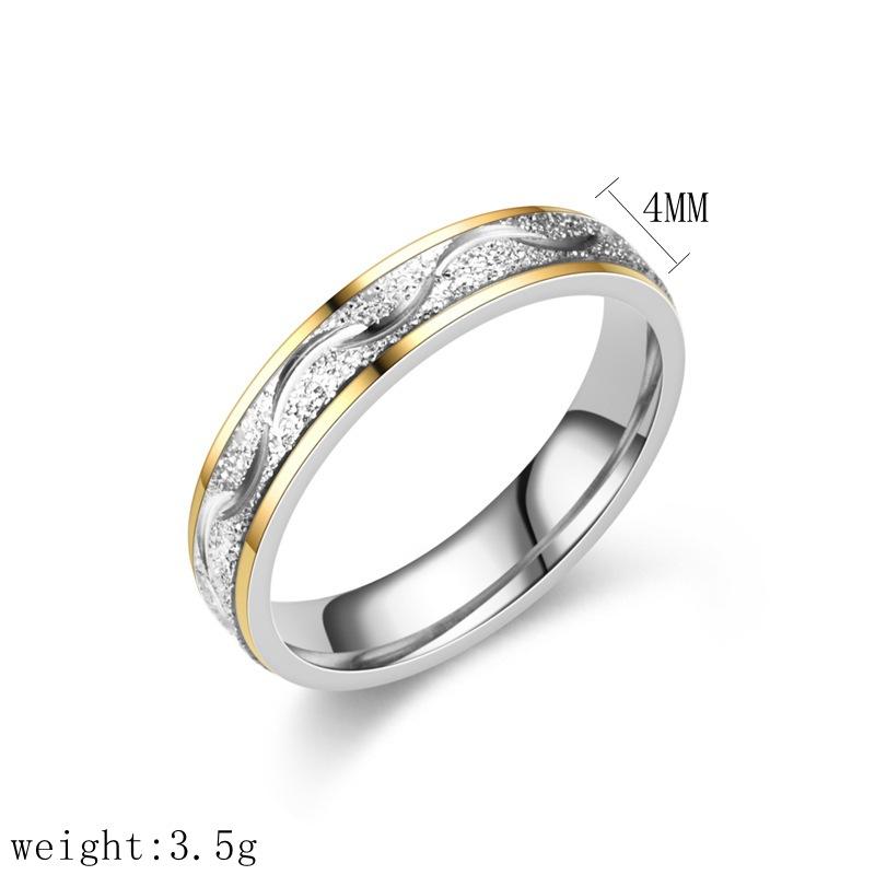 Two-Tone Gold Silver Couple Wedding Ring Set, Solitaire CZ Engagement Rings for Her & Him
