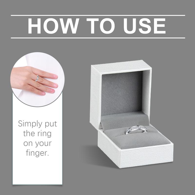 Hoexe Silver-point diamond ring - A comfortable and suitable ring for daily wear, suitable for both men and women, for activities as well.