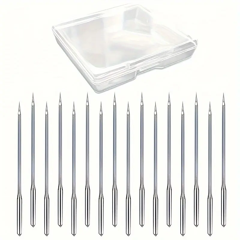 Sewing Machine Needles, 50 Count, Sewing Supplies, Universal Regular Point for Singer, Brother, Janome, Varmax, Sizes 65/9, 75/11, 90/14, 100/16, 110/18
