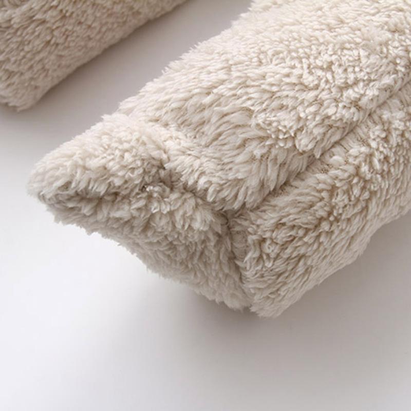 Newborn Baby Boys Girls Winter Jumpsuit Cute Bear Snowsuit Fleece Long Sleeve Footed Hooded Zipper Romper Winter Coat Outwear Warm Outfits