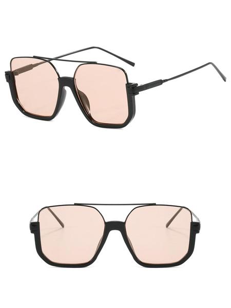 Unisex Simple Style Plain Color Sunglasses, Trendy Casual Sunglasses for Everyday Use, Fashion Accessories for Outdoor Activities, Trendy Styling Sunglasses