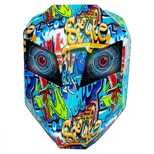 LED Knight Backpack Graffiti, Smart Bluetooth Programmable Screen Motorcycle Helmet Bag, Hard Shell Expandable 15.6" Laptop Pack with USB Charging, DIY Pixel Art Animation, Durable Travel Daypack, Cyberpunk Tech Gift for Biker (No Power Bank)