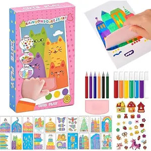 ✨Scratch for surprises! This scratch art sticker set is loved by kids 6+. It offers creative rainbow scratch art, makes cute DIY postcard gifts, and adds fun to parties.