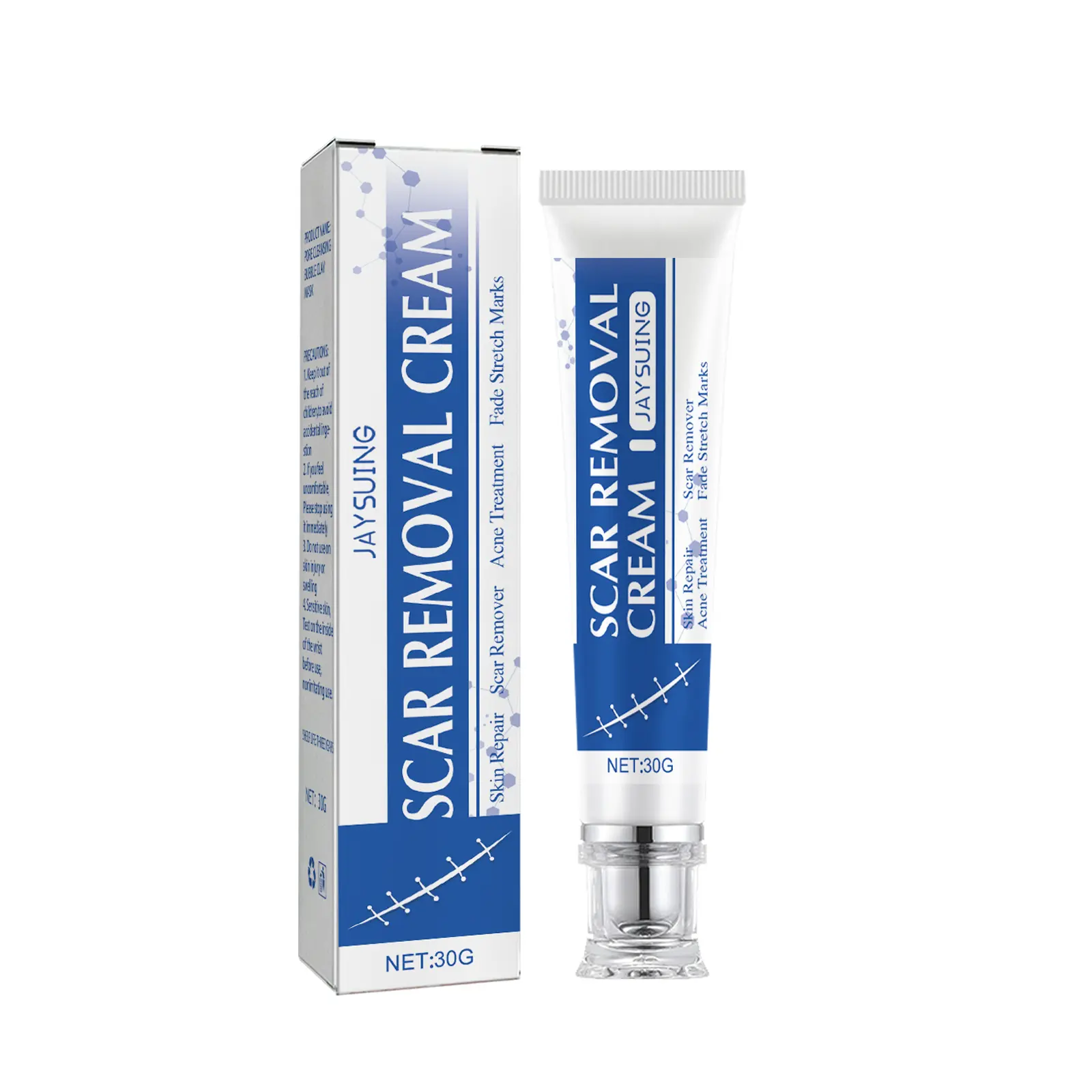 Scar Cream with Centella Asiatica - Antibacterial Transparent Hydrating Therapeutic Ointment for Adults, 3 Years of Formulation Backing to Smooth Skin & Reduce Redness, Fade Scar, Hydration, 30G, Smoothening, No, Repair Scar Cream, Scar Solution