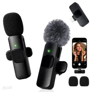 AI Noise Cancelling 2 Pack Mini Wireless Microphones  Creator Kit Streaming Equipment Plug and Play Clear Audio Microphone for  Creators Vlogs Gaming Live Streaming iPhone Android Cameras content