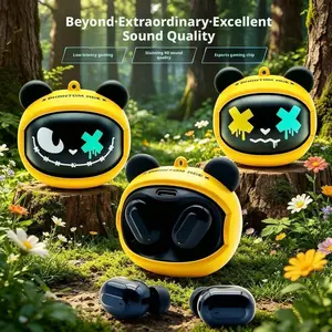 2026 New Face-Changing High-Appearance Earphones In-Ear Long Battery Life Noise-Canceling Cute Cycling Gear Accessories Helmet Earphones