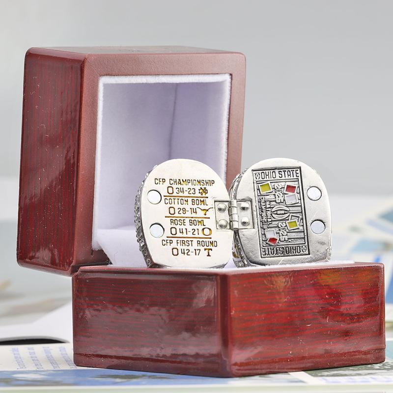 The New 2025 Football Championship Ring, With A Unique Design That Can Open Up The Hip-Hop Academy.Comes With A Box.A Great Valentine'S Day Gift For Men.