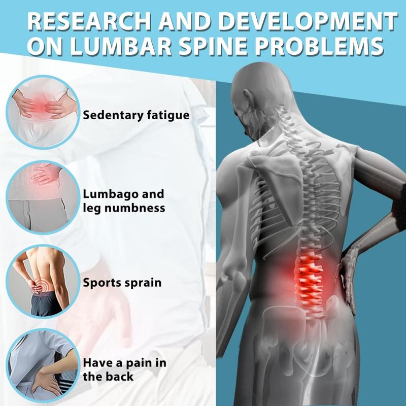 Back Brace for Men and Women, Anti Skid Mesh Adjustable Back Lumbar Waist Support Belt Lower for Back Pain Relief