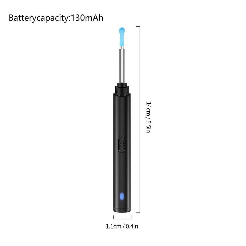 Portable Ear Wax Removal Tool, 1 Set Ear Wax Removal Kit with Camera & Accessories, Waterproof Endoscope Ear Cleaning Tool for Phone & Tablet