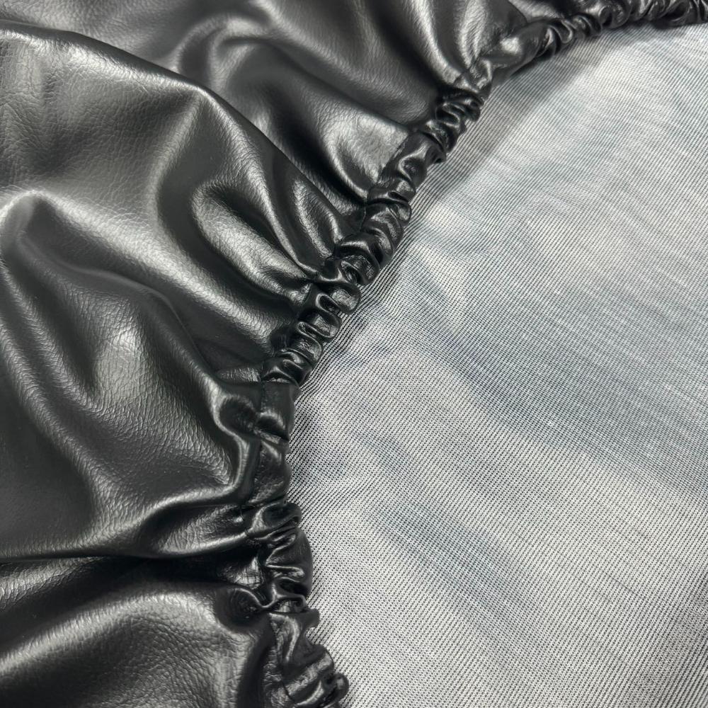 Car spare tire cover, pure black PVC leather SUV truck off-road vehicle RV external tire cover, wheel cover