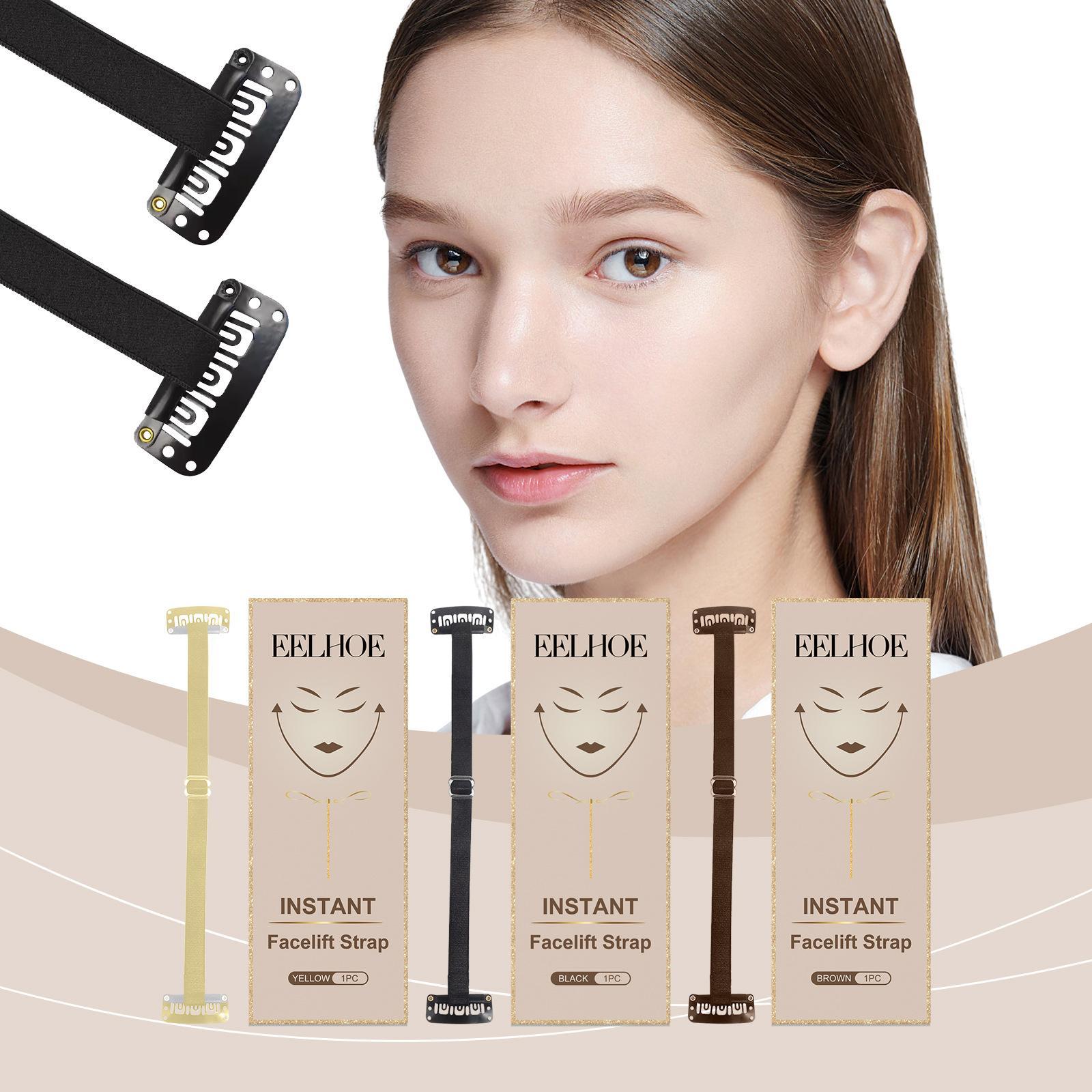Facial Lifting Strap Set, 3 Counts/set Improve Facial Skin Lines & Contours Lifting Tool, Facial Skin Care Tool for Women & Men