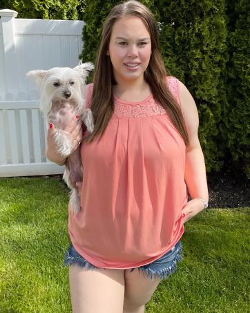 WIHOLL Summer Tank Tops for Women Loose Fit Pleated Tunics Scoop Neck Sleeveless Lace Tops Curved Hem Flowy SpringStatements WIHOLL Summer Tank Tops for Women Loose Fit Pleated Tunics Scoop Neck Sleeveless Lace Tops Curved Hem Flowy SpringStatements