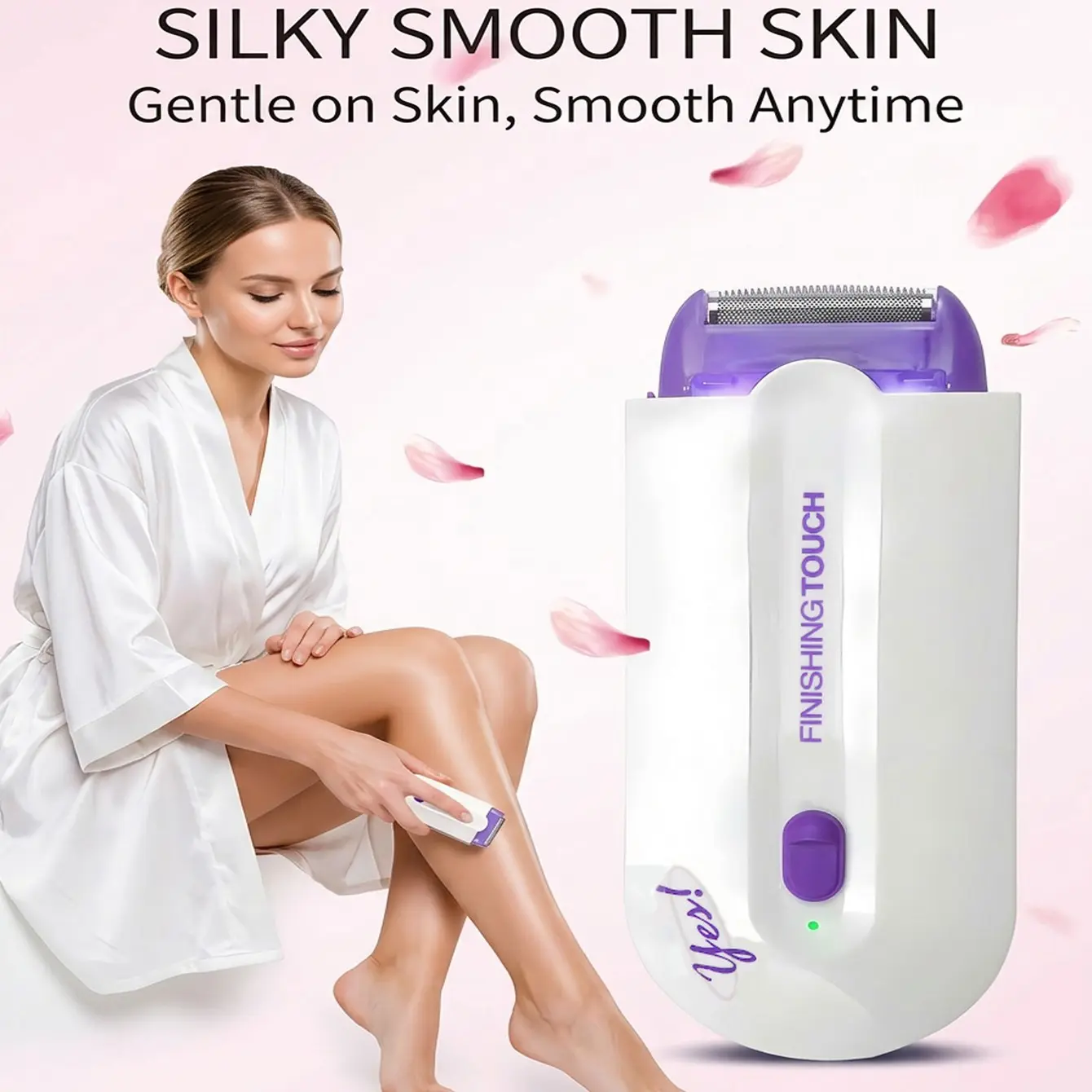 Professional Pain-Free Hair Removal Kit, USB Rechargeable Epilator for Body/face/legs/bikini Area, Razor for Silky Smooth Skin
