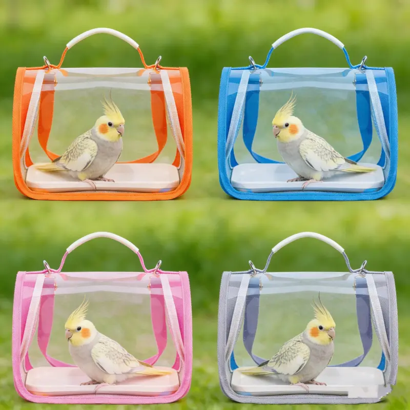 Parrot bag, small bird travel bag, pigeon, lizard, hamster portable carrying cage, parrot cage, household bird pet carrying bag, Bird Supplies, Bird Carrier