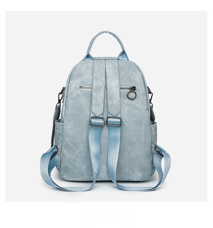 BIGWIG Women's Retro Anti-theft Soft Backpack, Multi-pocket Handbag, Large Capacity Lightweight Travel Bag, Suitable for Travel, Daily Use, Date, Birthday Gift, Shoulder Bag with Tassel, Casual Fashion College Style, PU Leather