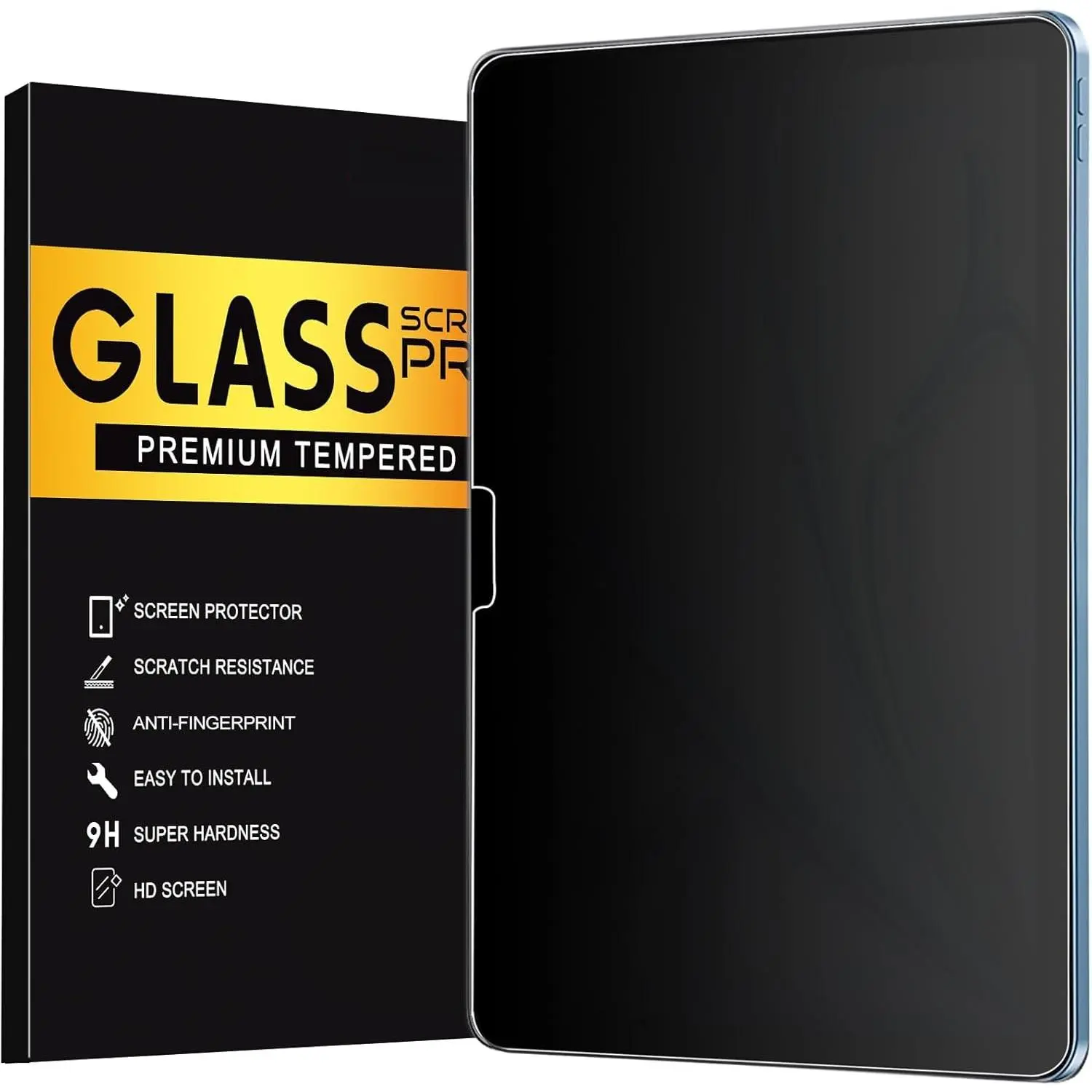 Matte  Screen Protector for iPad Air 11 Inch M3 M2 (7th&6th Generation, 2025/2024), Anti Spy Private Filter for iPad Air11 Inch, High  Bubble-Free Black  Screen, 1 Pack