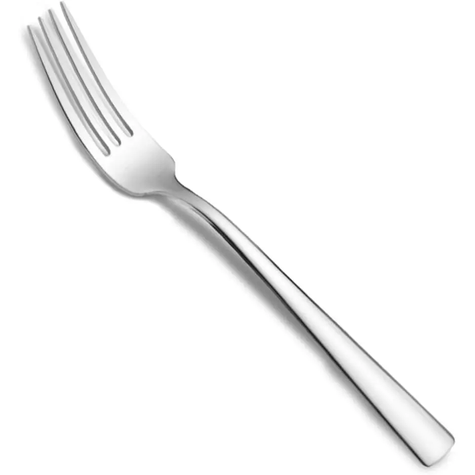 8 Pcs 7 Inches 18/0 Stainless Steel Salad Forks Silver Dishwasher Safe for Home Kitchen Restaurant