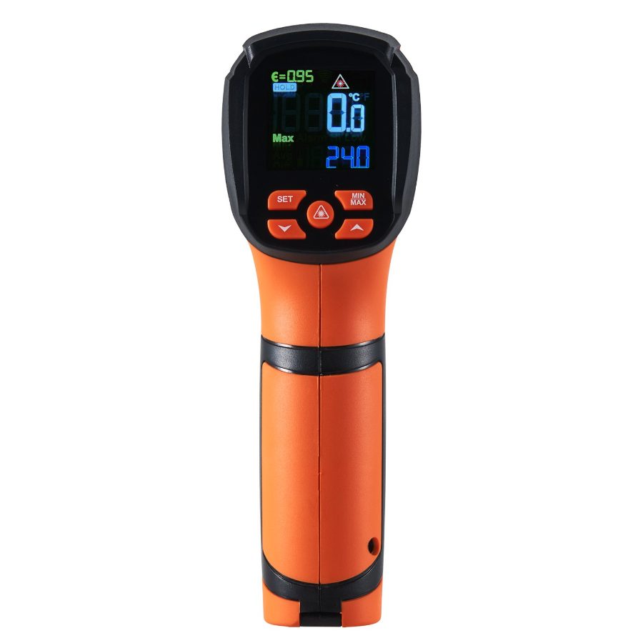 VEVOR Infrared Thermometer, -402732F Dual Laser Temperature Gun Non-Contact, Handheld IR Heat Temperature Gun with Adjustable Emissivity for Metal Smelting/Cooking/Pizza Oven/Engine(Not for Human) VEVOR Infrared Thermometer, -402732F Dual Laser Temperature Gun Non-Contact, Handheld IR Heat Temperature Gun with Adjustable Emissivity for Metal Smelting/Cooking/Pizza Oven/Engine(Not for Human)