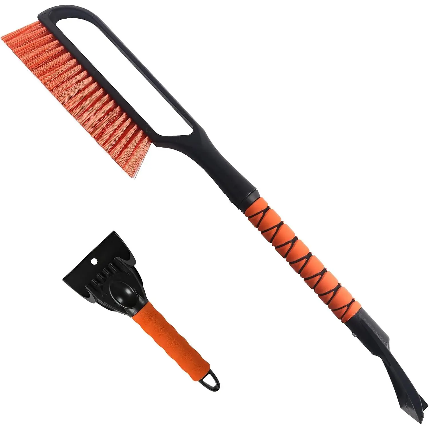 27" Snow Brush & Ice Scraper for  Windshield, Detachable Snow Scrapers with  Grip for , , SUVs