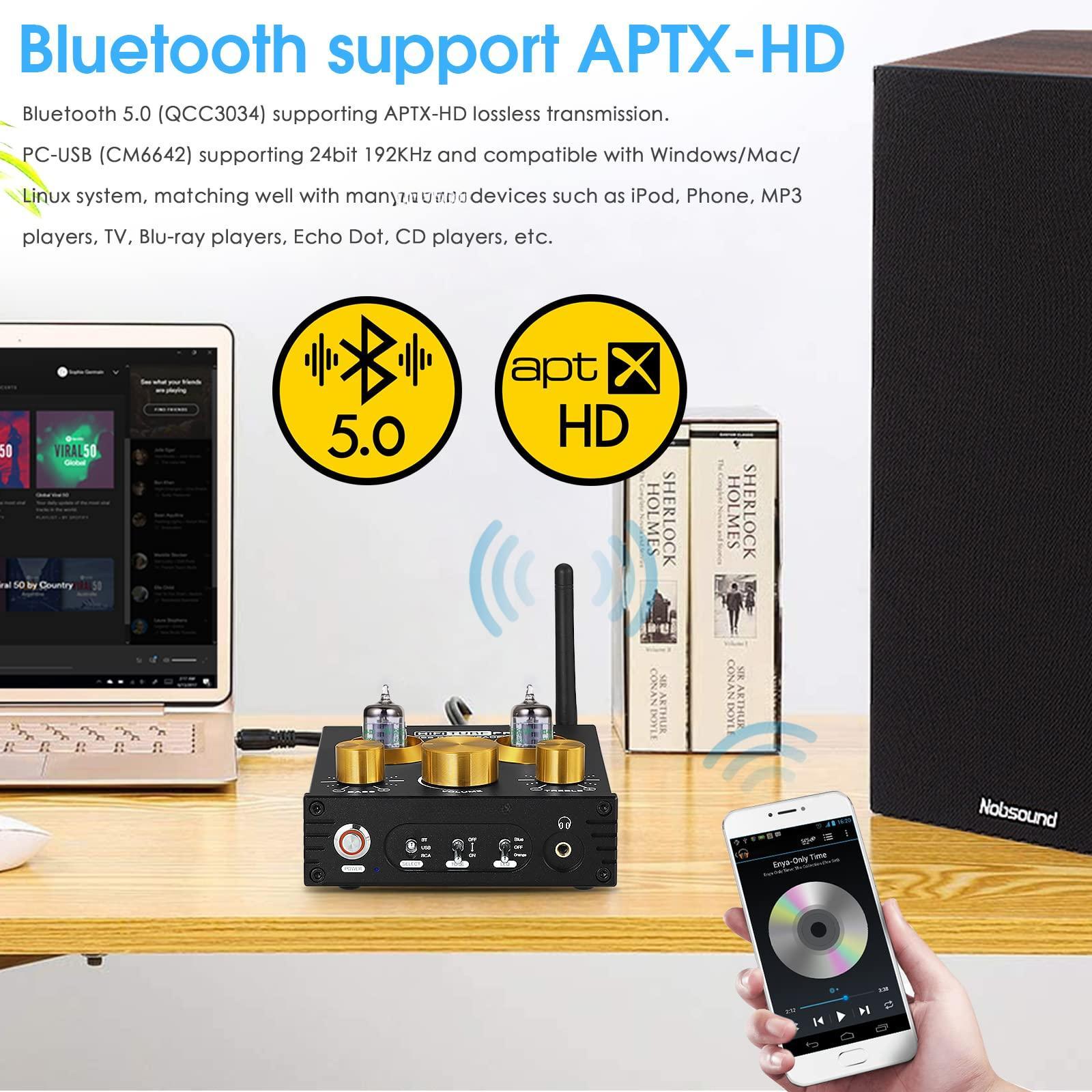 P1 Vacuum Tube Preamplifier Ge5654 Preamp Hi-fi Headphone Amp Stereo Wireless Receiver With Usb Dac & Aptx-hd For Home Theater Amplifier/active P1 Vacuum Tube Preamplifier Ge5654 Preamp Hi-fi Headphone Amp Stereo Wireless Receiver With Usb Dac & Aptx-hd For Home Theater Amplifier/active