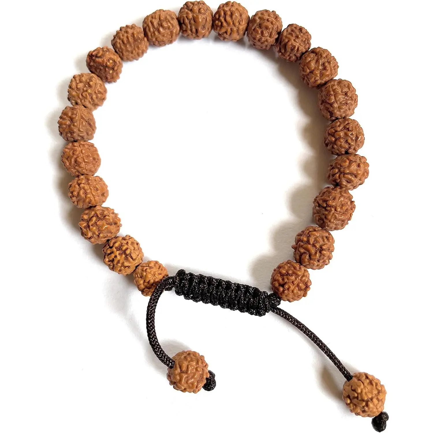 an Mala Rudraksha Wrist Mala/Bracelet for Meditation