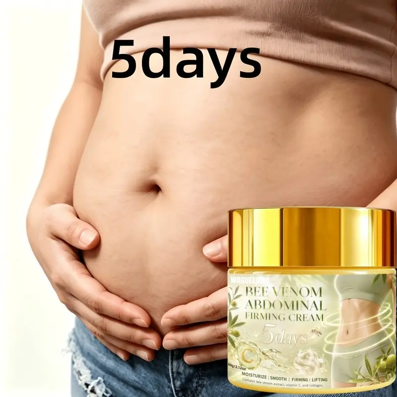 Deep Firming Bee Venom Abdominal Tightening Cream, Moisturizing and Quick Improvement, Suitable for Abdomen and Waist, and Skin Lifting
