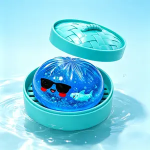 Shark Crystal Baozi Stress Relief Toy, Squishy Fun with Steamer Basket, Perfect for Relaxation and Playtime, Unique Design for All Ages