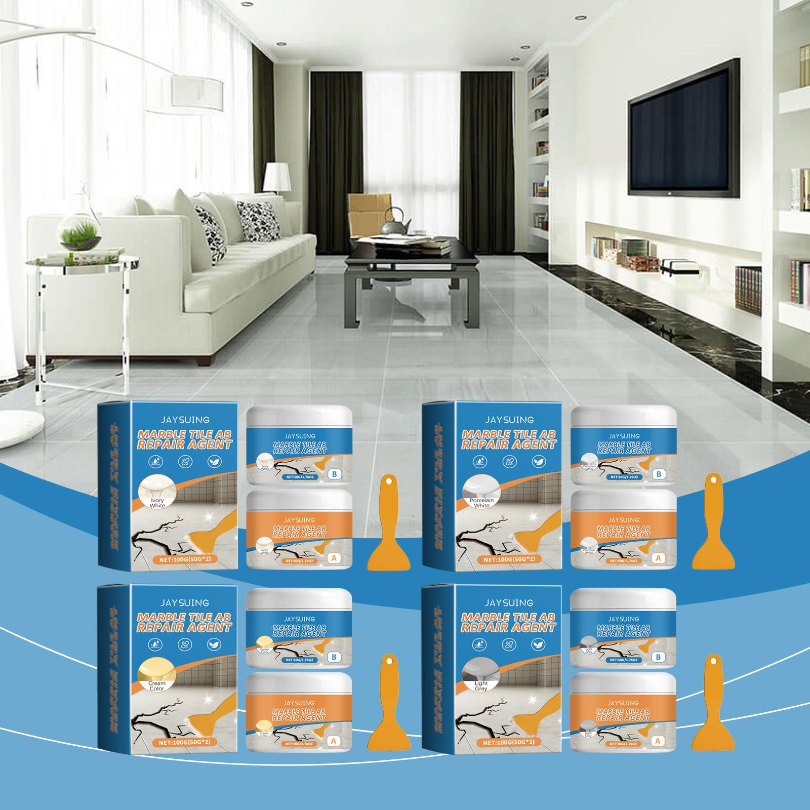 Jaysuing Marble Tile Ab Adhesive Repair Adhesive, Tile Bath Scratch Crack Repair Waterproof And Leak Proof Adhesive