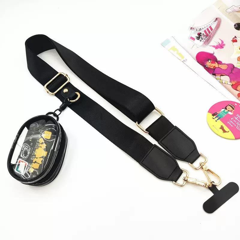 Clip and Go Crossbody Phone Lanyard with Built-In Wallet & Zipper Pouch, Adjustable Strap, All-in-One Holder for Roller Coasters, Durable Phone Charm, Perfect Mothers Day Gift for Android Phones