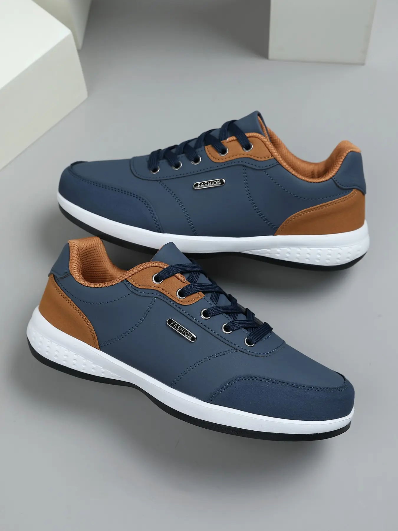 Men's Casual Sneakers Shoes, Fashion Lace Up Laces Flat Comfortable Daily Walking Shoes, Men's Footwear for Everyday Use, Stylish and Practical Design