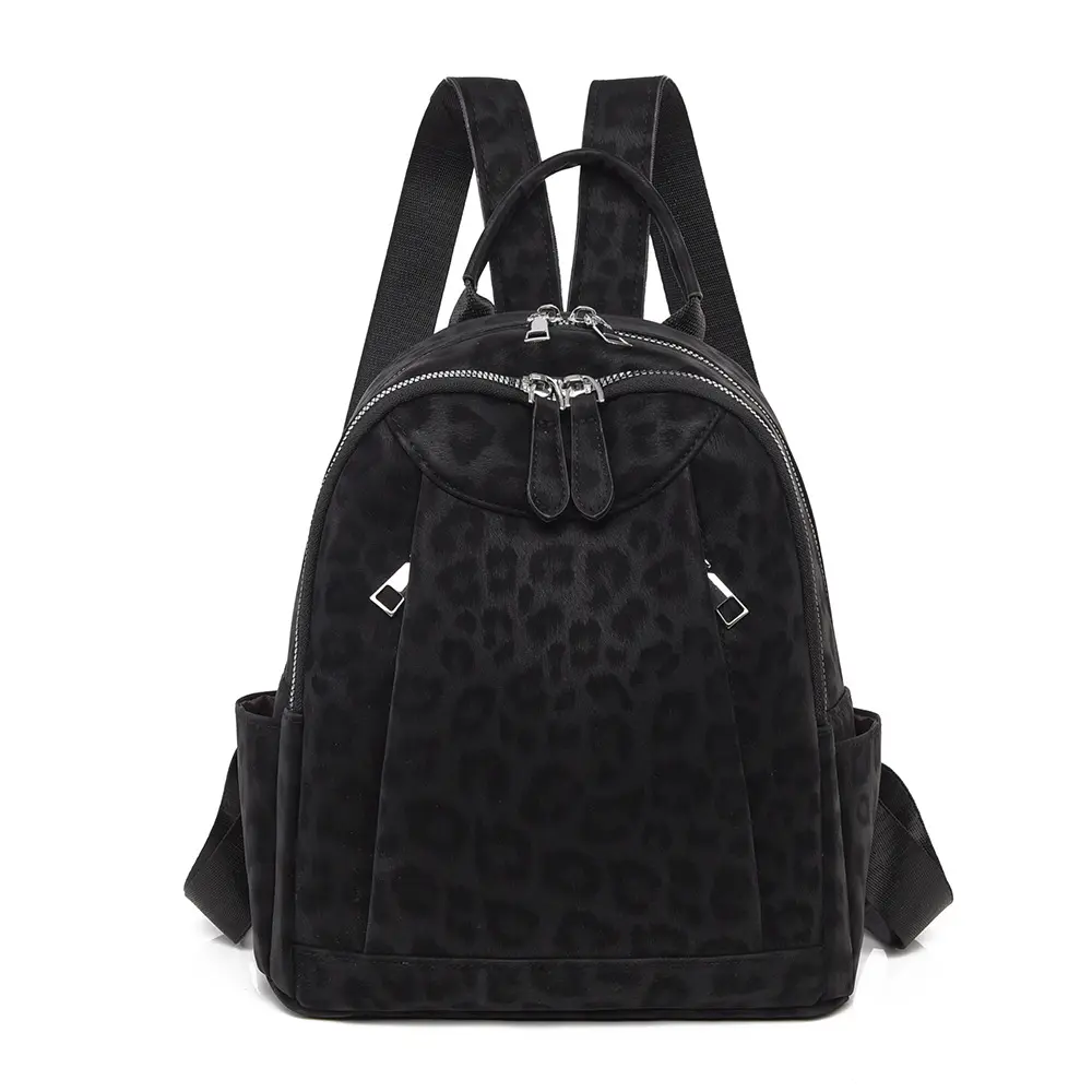 New Arrival Chic Women's Leopard Print Backpack - Vintage College Style Large Capacity Backpacks for School, Multi-Functional Campus/Travel Rucksack Ideal for Daily Commute