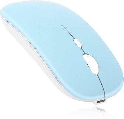 Bluetooth Mouse for MacBook/Laptop/Notebook/pc/iPad/Chromebook, Wireless Mouse forMacBook air/Pro (White)