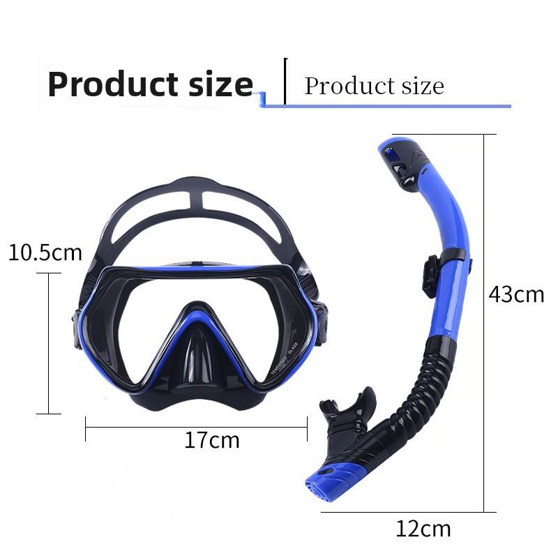 Tempered Glass Dive Mask Adult Snorkeling Set – Anti-Fog Panoramic View Scuba Diving Gear for Men Women #Snorkeling #SummerVibes #BeachDay #TikTokMadeMeBuyIt
