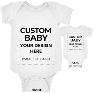 Custom Baby Bodysuit Design Your Own Body suit - Personalized Text Image - Baby Boy & Girl Newborn Romper.
