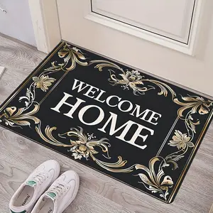 1pc/Lace, Easy Welcome, Thickness 8Mm, Soft Thickened Bathroom Carpet, Kitchen Floor Mat, Living Room Carpet, Bedroom Carpet, Indoor Door Mat, Machine Washable Entrance Door Carpet, Decorative Carpet, Indoor Carpet, Kitchen Carpet