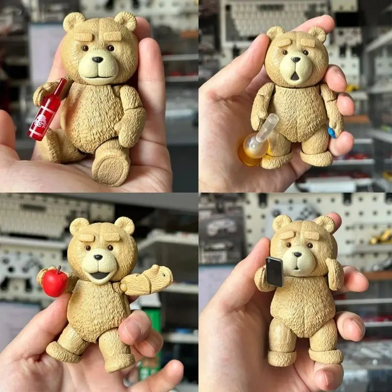 2026 New hot item Yamaguchi Movie Ted 2 Teddy Bear KO Articulated Action Figures Model Kit Joint Movable Model Collectible Ornament Doll Toys Gift