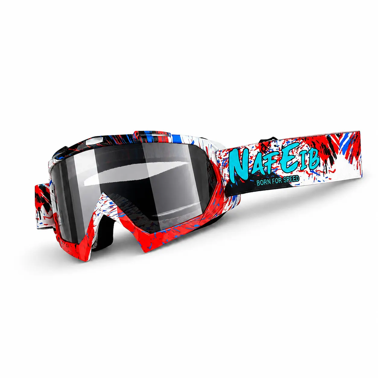 N red/transparent lens