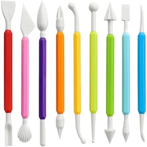 Air Dry Clay Tools for Kids Ages 8+ Pottery Clay Tool Kit Plastic Clay Sculpting Tools Set for DIY Project, Modeling Polymer Clay Toys – Safe & Easy Grip for Beginners & Craft Loversfidget toys