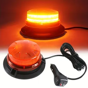 24 LED Rooftop Beacon Lights Emergency LED Light for Construction Vehicles Trucks Postal Mail Cars 8 Modes DC 12-24V