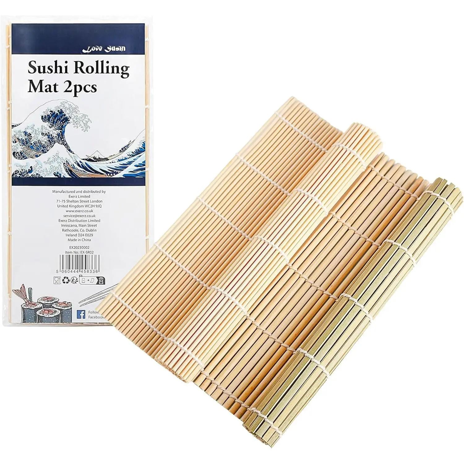 Sushi Rolling Mats 2 count Sushi Maker - Suitable Beginner and Experienced