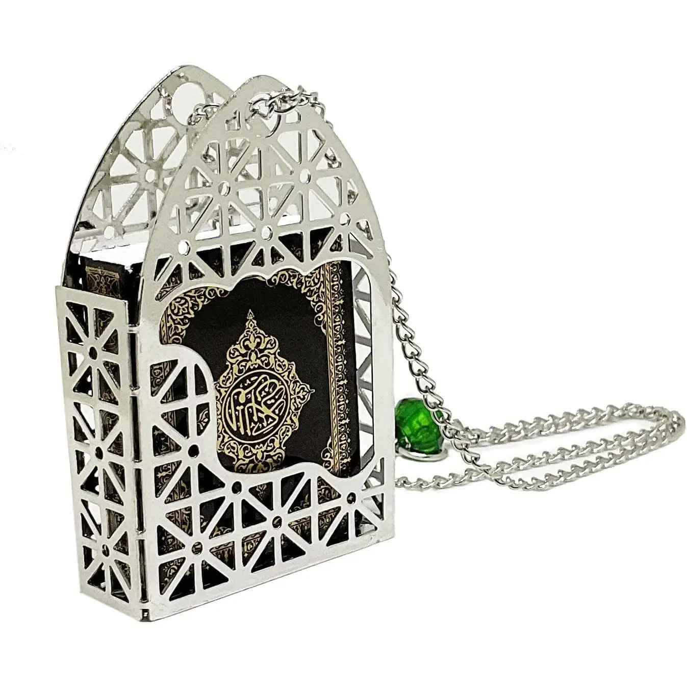 Islam Mini  Rear Mirror Ornament - Islamic Al-Quran Decor,  | Islam Arabic calligraphy  mirror ornament adds faith-inspired interior decor for daily driving, travel, Ramadan, Eid