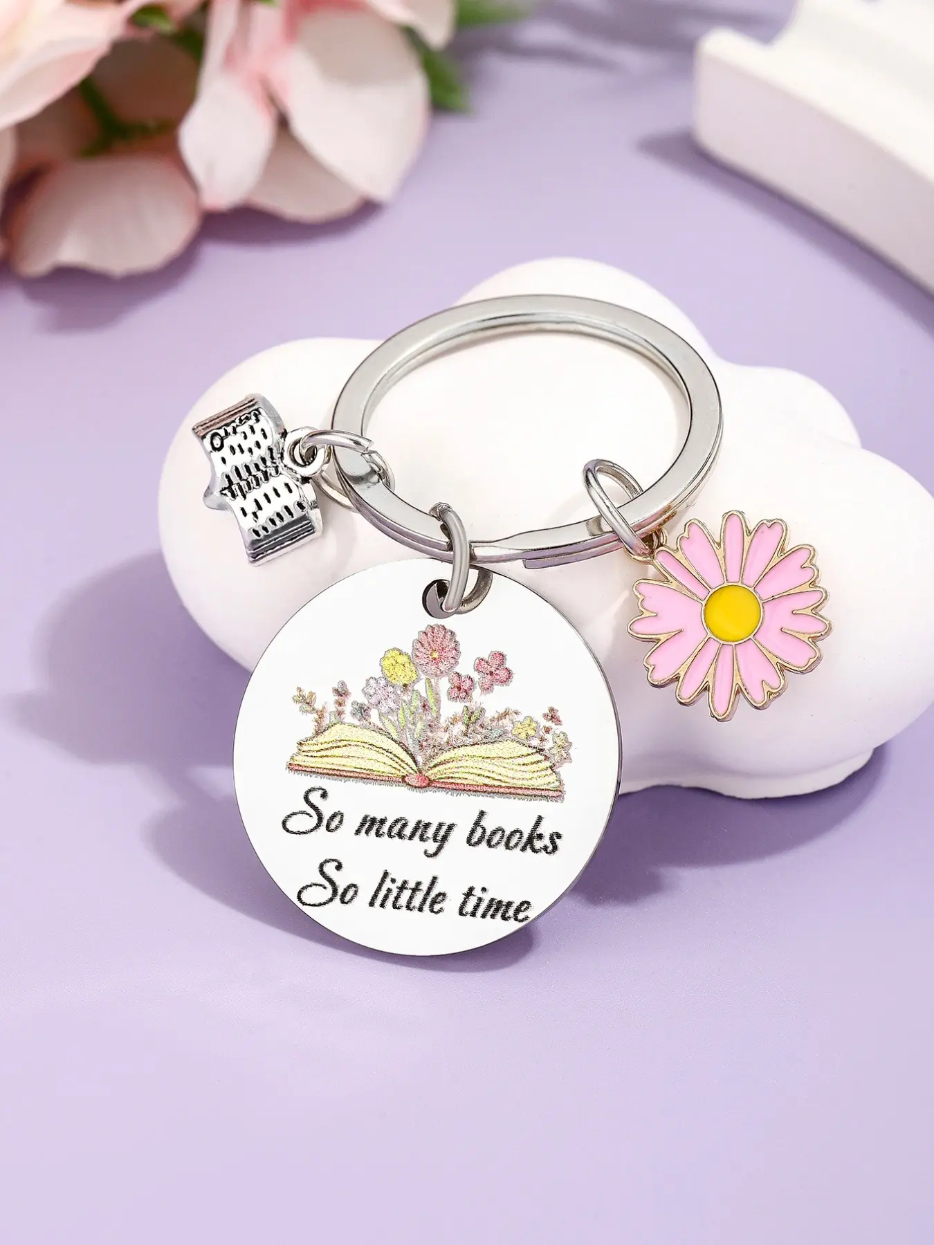 Librarian Appreciation Gifts, Book Lovers Gifts, Bookish Keychain, Book Themed, Gifts for Librarian Women, Reading Accessories, Bookworms, Books Club