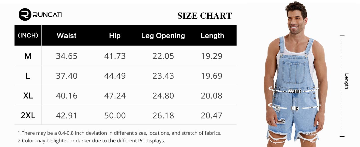 Beotyshow Mens Denim Shorts Bib Overall Jean Romper Casual Loose Fit Walkshort Button Pockets Summer Jumpersuit Fashion Menswear