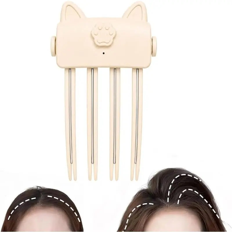 Wireless Heated Volumizing Root Lift Clip Volume Clips 1PCS  Heated Root Volumizer Clip, Portable Travel Bangs Lifter Hair Styling Tool for Flat Fine Hair, with 2 Temperature Settings