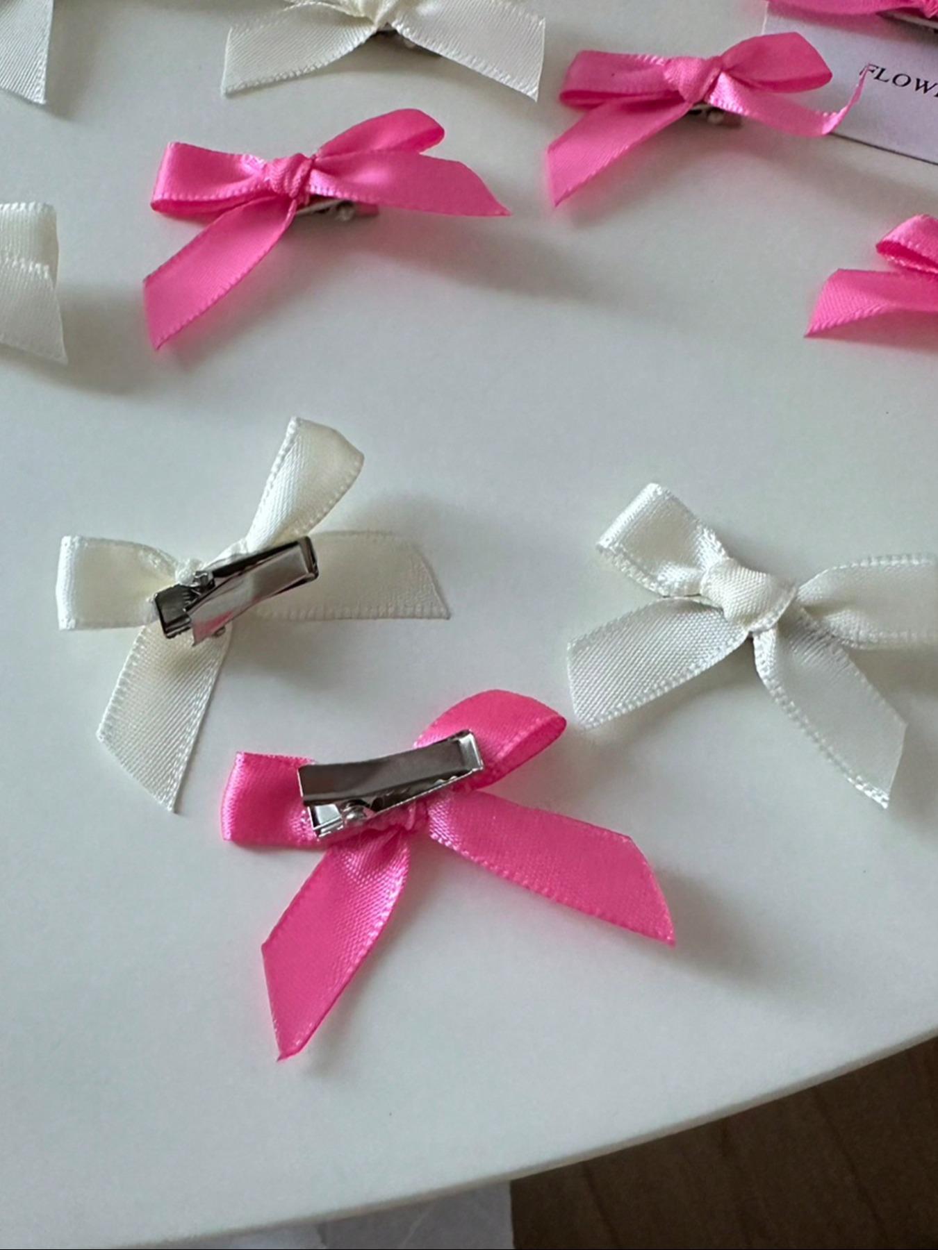 Cute Bowknot Design Hair Clips Set, Fashionable Hair Accessories for Women & Girls, Minimalist Headwear Suitable for Thick Hair