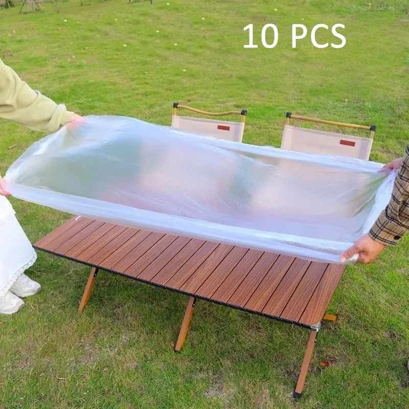 Picnic Disposable Table Cover, Outdoor Wind-Resistant No-Wash Tablecloth, Reusable Picnic Table Cloth, Durable Design for Outdoors Use