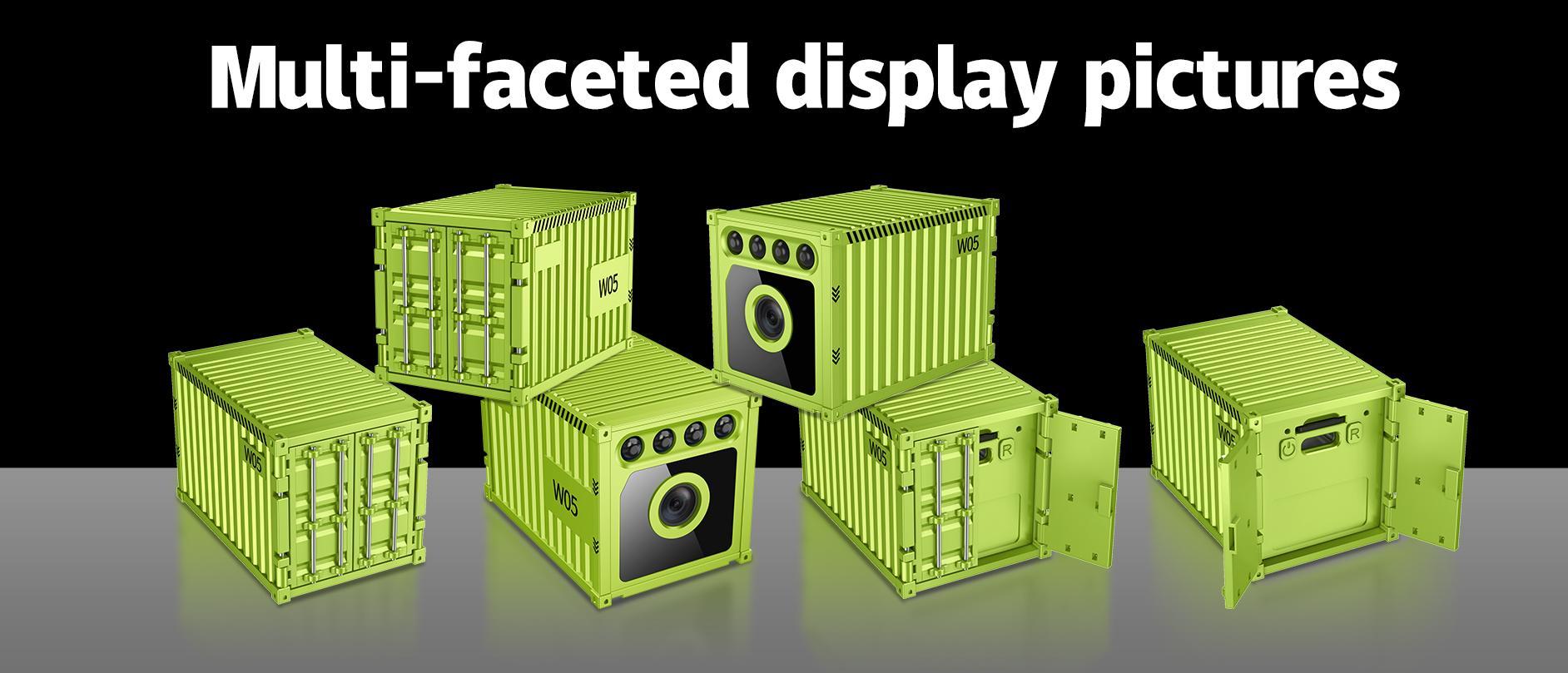 2K Dual-Band WiFi Window Camera, No-Drill Glass Mount, Clear Outdoor View, Color Night Vision, Easy Setup, Compact Indoor Camera for Home & Apartment, Smart Recording Device with 32GB Memory Card