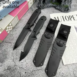 Two High-Quality Multi-Functional Portable Fixed Blades, 5cr13mov Blade Abs Handle, Outdoor Camping Hiking Knife, Durable Fishing Tool, Survival Gear